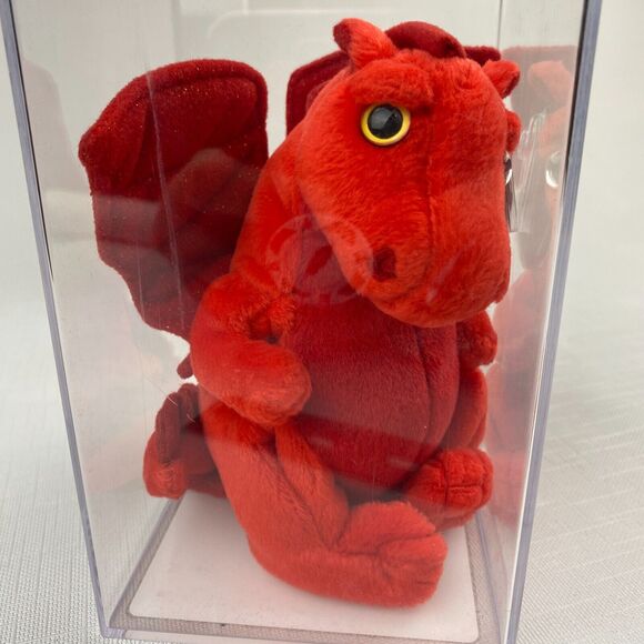 Ty Beanie Baby Y DDRAIG GOCH Red Dragon UK EXCLUSIVE! MWMT Beckys TRUE BLUE Auth - Picture 13 of 13